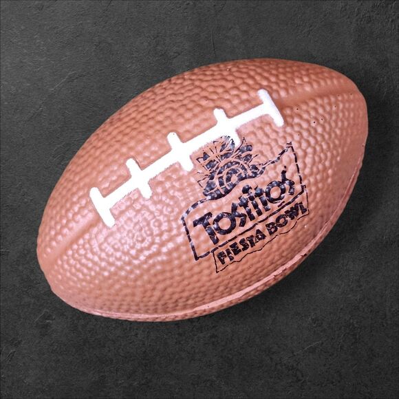 Tostitos Fiesta Bowl Mini Foam Football NCAA College Game Day Promo Toy Souvenir - Picture 1 of 4